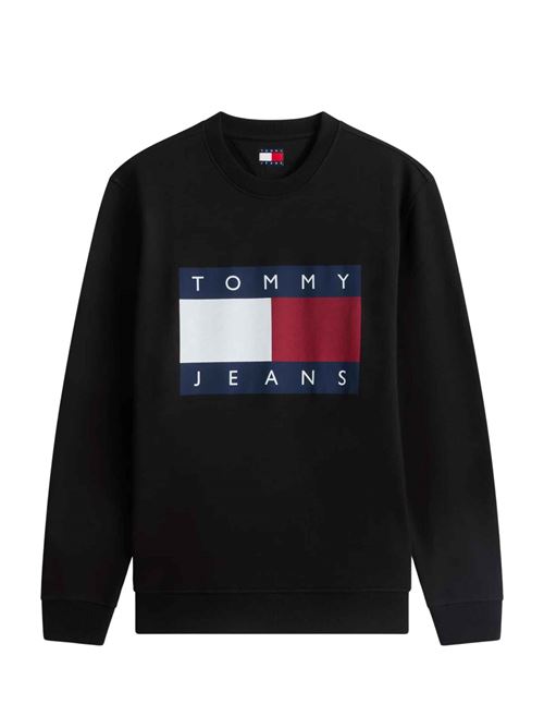 Felpa girocollo con logo Tommy Jeans | DM0DM226430GJ